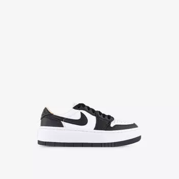 Кожаные низкие кроссовки Air Jordan 1 Elevate на платформе Jordan, черный