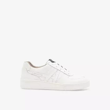 Кожаные низкие кроссовки с логотипом Vix Allsaints, белый