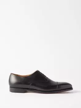 Кожаные оксфорды hallam Crockett & Jones, черный