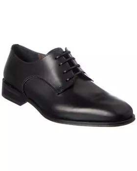 Кожаные оксфорды Salvatore Ferragamo, серебро