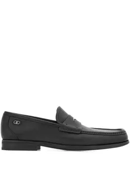 Кожаные пенни-лоферы Ferragamo, черный