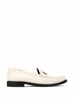 Кожаные пенни-лоферы с логотипом Saint Laurent