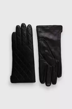 Кожаные перчатки Answear Lab, черный