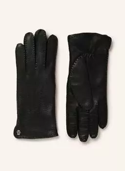 Кожаные перчатки авеста Roeckl, черный