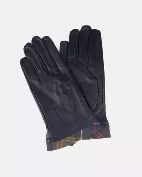 Кожаные перчатки Barbour, чёрный