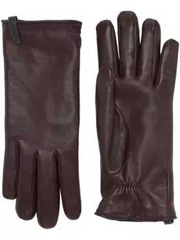 Кожаные перчатки Brunello Cucinelli, коричневый