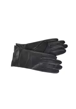 Кожаные перчатки для пальцев с удлиненным голенищем 18467-0 SEEBERGER, черный