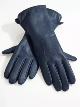 Кожаные перчатки Heine, цвет морской волны