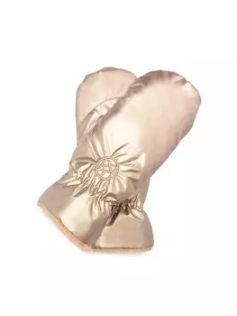 Кожаные перчатки Kazar, золотой