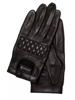 Кожаные перчатки Kessler, цвет milky black