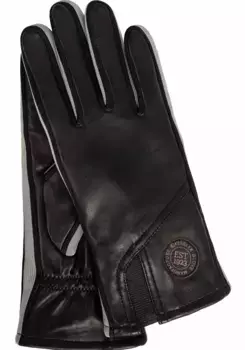 Кожаные перчатки KESSLER "Gil Touch", спортивный дизайн в стиле кроссовок с сенсорной функцией, черный