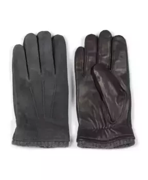 Кожаные перчатки классического фасона. Howard London, серый