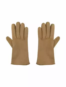 Кожаные перчатки Laila Loro Piana, бежевый