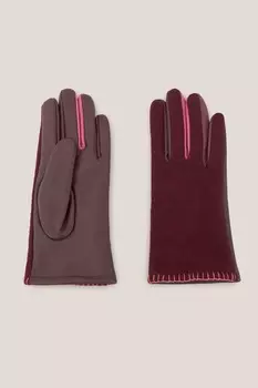Кожаные перчатки Люси White Stuff, фиолетовый