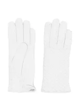 Кожаные перчатки Manokhi, белый