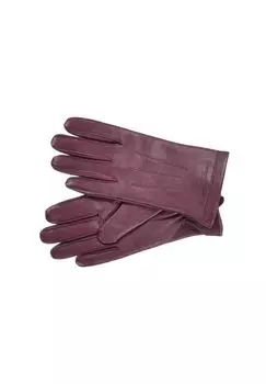 Кожаные перчатки на пальцы 18468-0 SEEBERGER, цвет Burgund