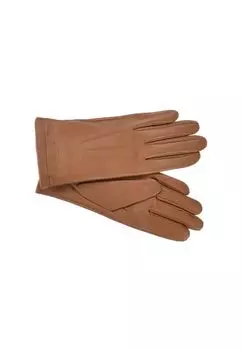 Кожаные перчатки на пальцы 18468-0 SEEBERGER, цвет Camel