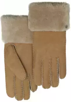 Кожаные перчатки PEARLWOOD "Эмма", дышащие, терморегулирующие, ветро- и водоотталкивающие, цвет Cognac