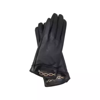 Кожаные перчатки Twin-Set, черный