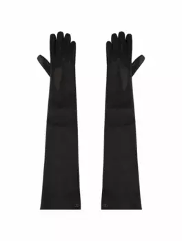 Кожаные перчатки Valentino Garavani, черный