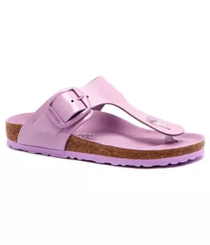 Кожаные пляжные тапочки gizeh Birkenstock, лавандовый