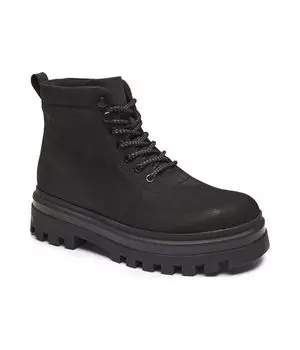 Кожаные походные ботинки Calvin Klein Jeans, черный