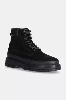 Кожаные походные ботинки Gant Clafton, черный