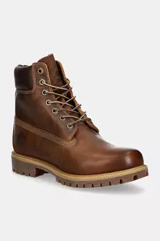 Кожаные походные ботинки премиум-класса Timberland 6in, коричневый