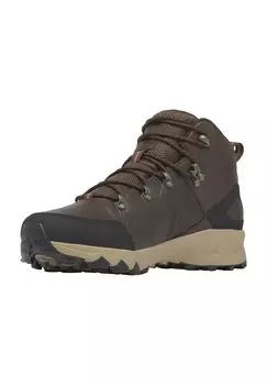Кожаные походные кроссовки Peakfreak II Mid Outdry, водонепроницаемые, с амортизацией, мужские Columbia, коричневый