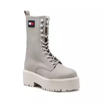 Кожаные походные туфли Tommy Hilfiger, серый