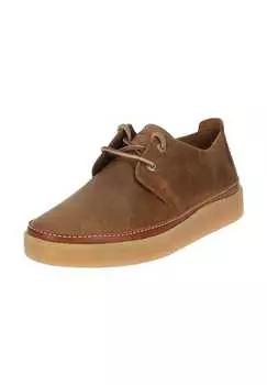 Кожаные полуботинки Clarks, коричневый