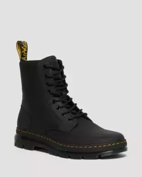 Кожаные повседневные ботинки Dr. Martens Combs, цвет Black — Wyoming