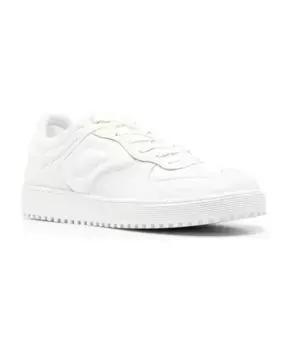 Кожаные повседневные кроссовки Emporio Armani, белый