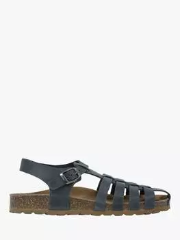 Кожаные рыбацкие сандалии Celtic & Co., темно-синий