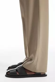 Кожаные рыбацкие сандалии Cos, черный