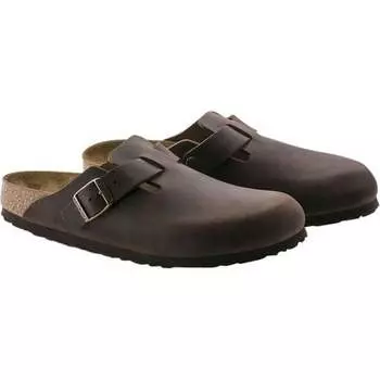 Кожаные сабо Boston мужские Birkenstock, цвет Habana Oiled Leather