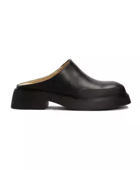Кожаные сабо на удобной подошве. Kazar Studio, черный