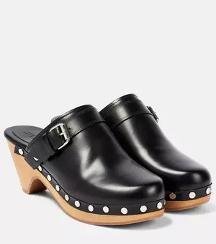 Кожаные сабо titya Isabel Marant, черный