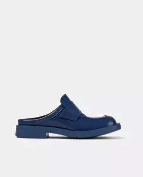 Кожаные сабо унисекс с квадратным носком camperlab, синий