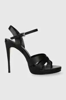 Кожаные сандалии AFAONI Aldo, черный