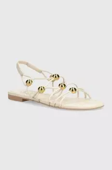 Кожаные сандалии AGL, бежевый