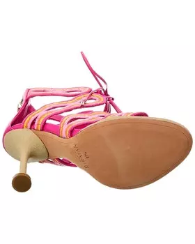 Кожаные сандалии Alexandre Birman Cassie 100, розовый