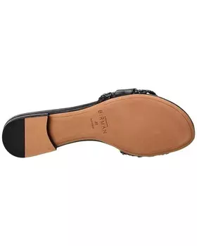 Кожаные сандалии Alexandre Birman Clarita Basketry, черный