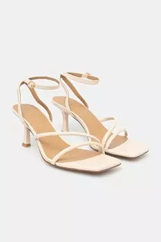 Кожаные сандалии Answear.Lab, бежевый