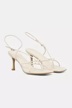 Кожаные сандалии Answear.Lab, бежевый