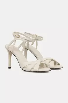 Кожаные сандалии Answear.Lab, бежевый