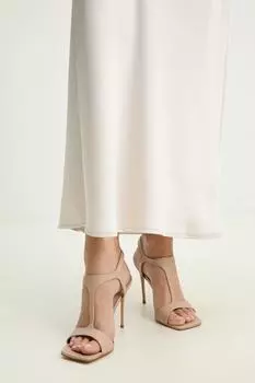 Кожаные сандалии Answear.Lab, бежевый