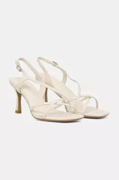 Кожаные сандалии Answear.Lab, бежевый