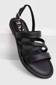 Кожаные сандалии Answear Lab, черный