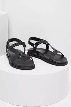 Кожаные сандалии Answear Lab, черный
